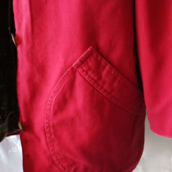 "ALLEGHANY TRAIL" WOMENS  BUTTON-DOWN100%COTTON FLANNEL WORK JACKET..SZ.M - Picture 4 of 10